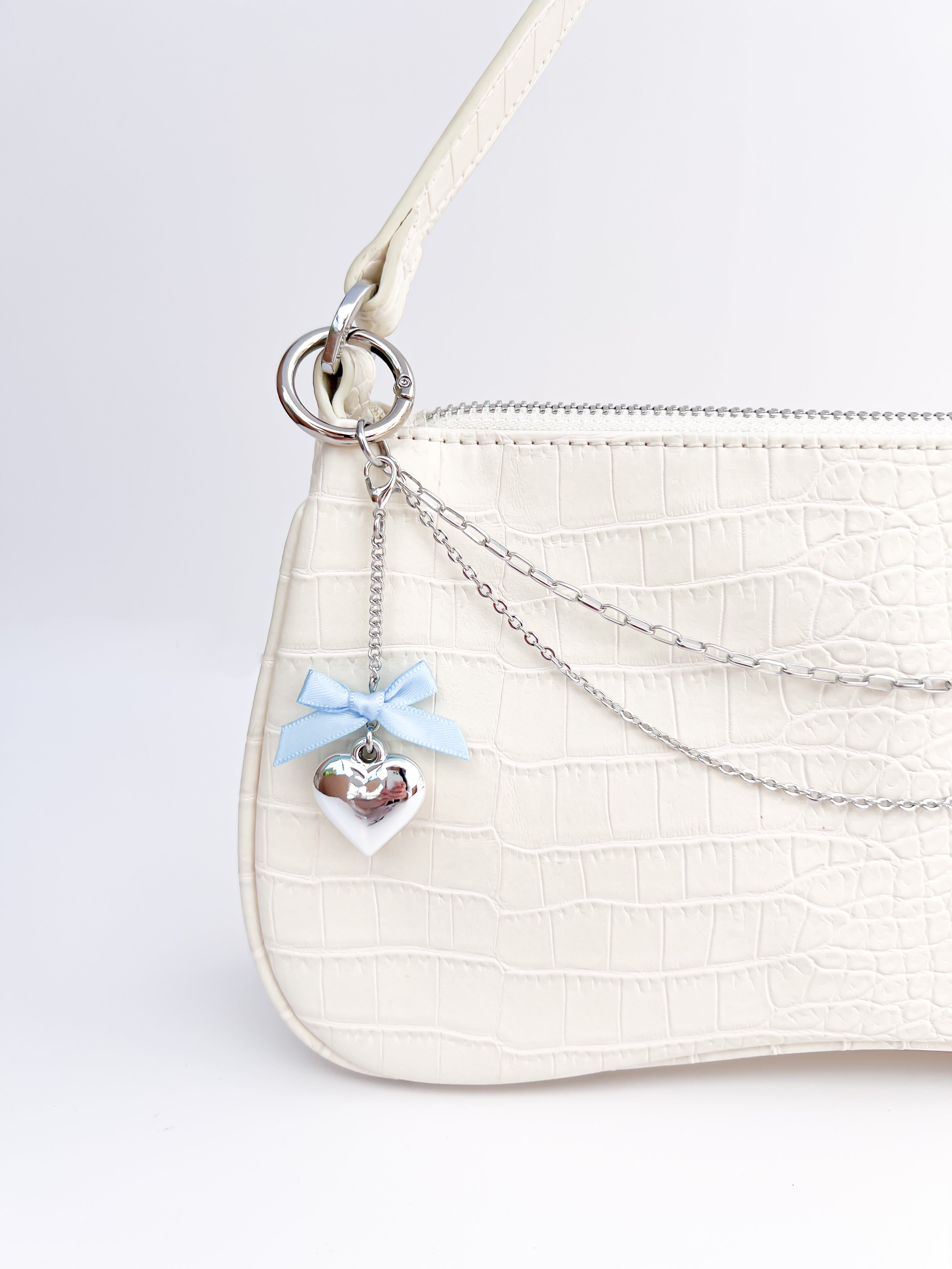 Small Coquette Heart Charm
