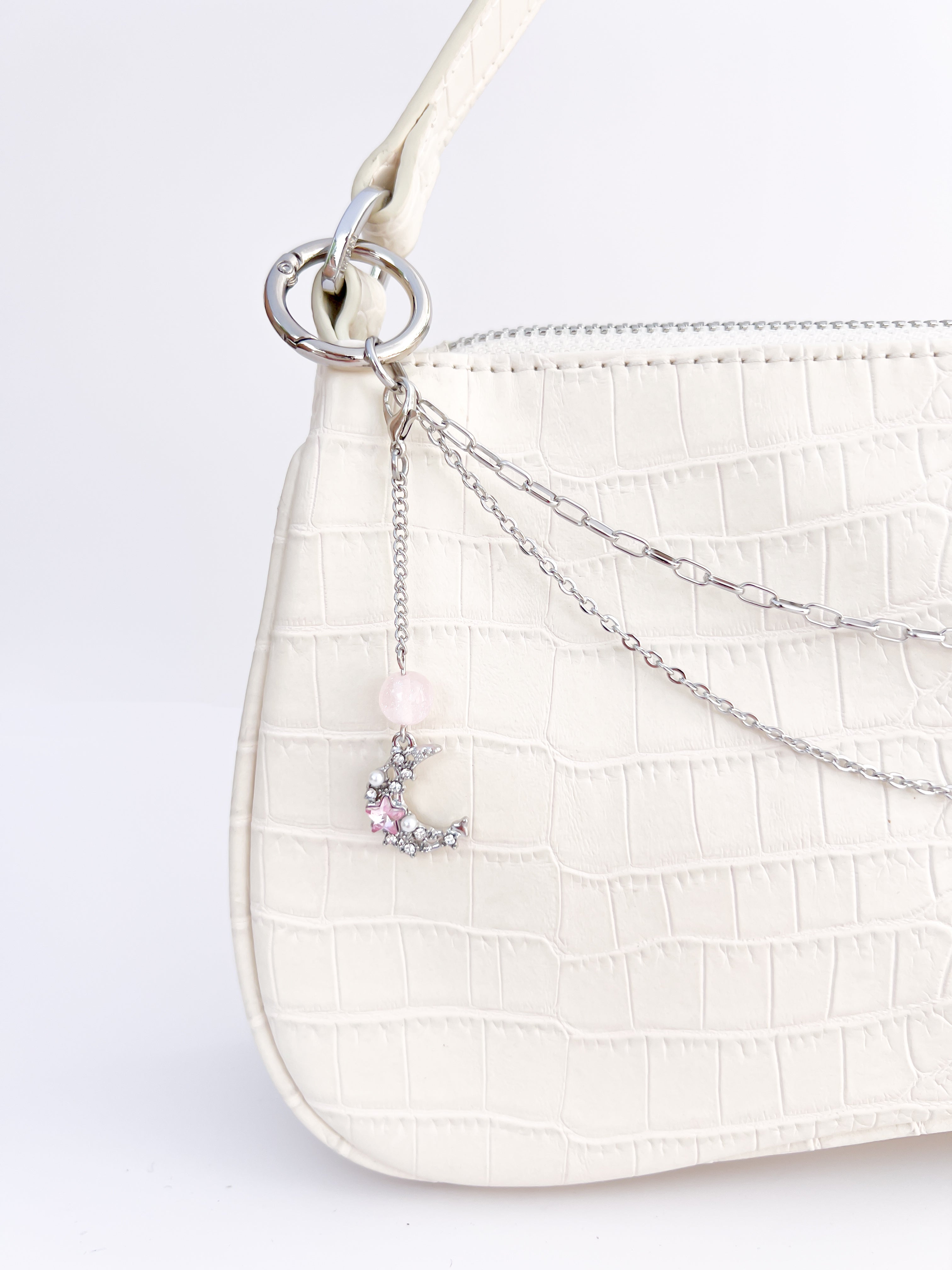 Silver Moon Mini Charm