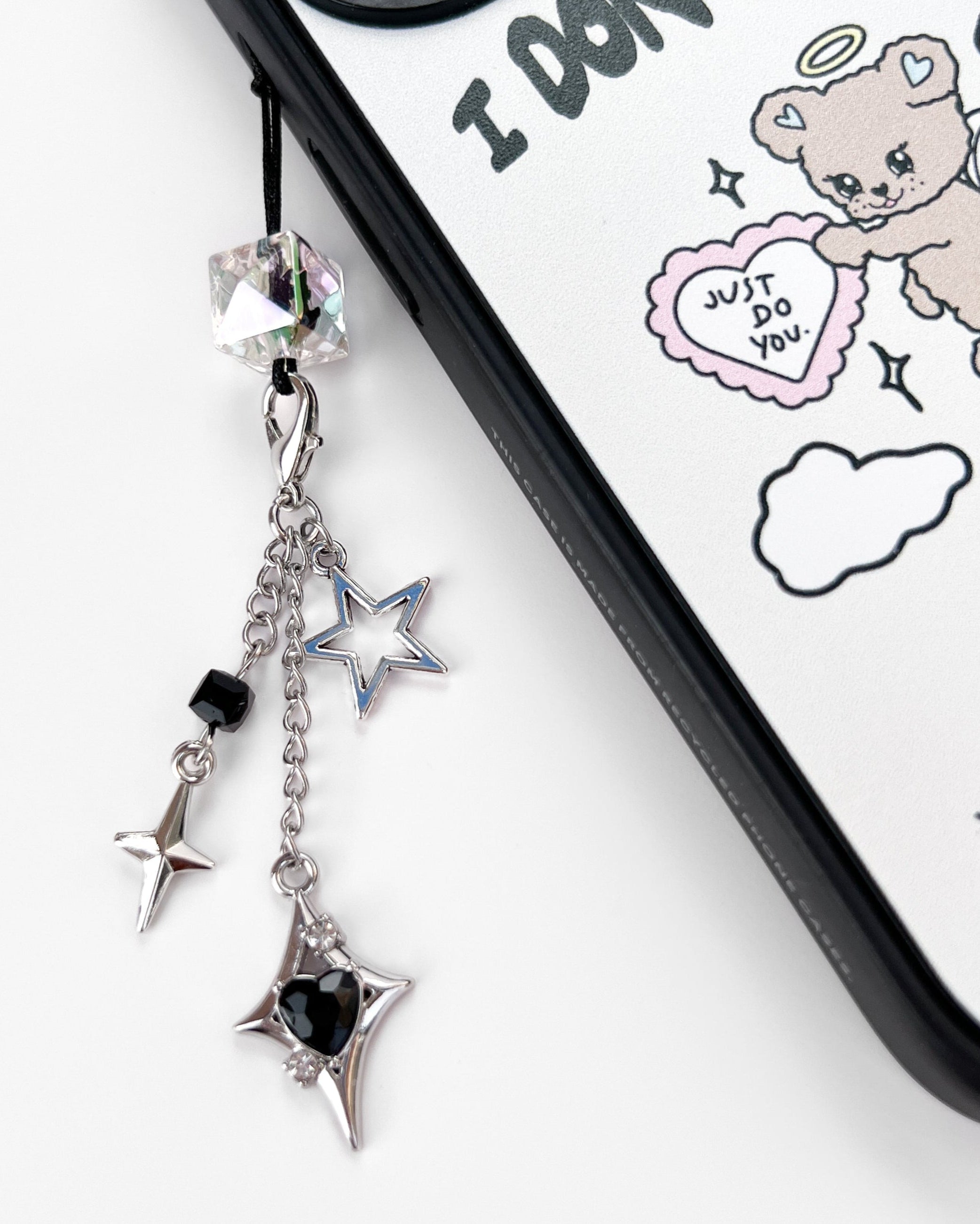 Black Astro Mini Charm