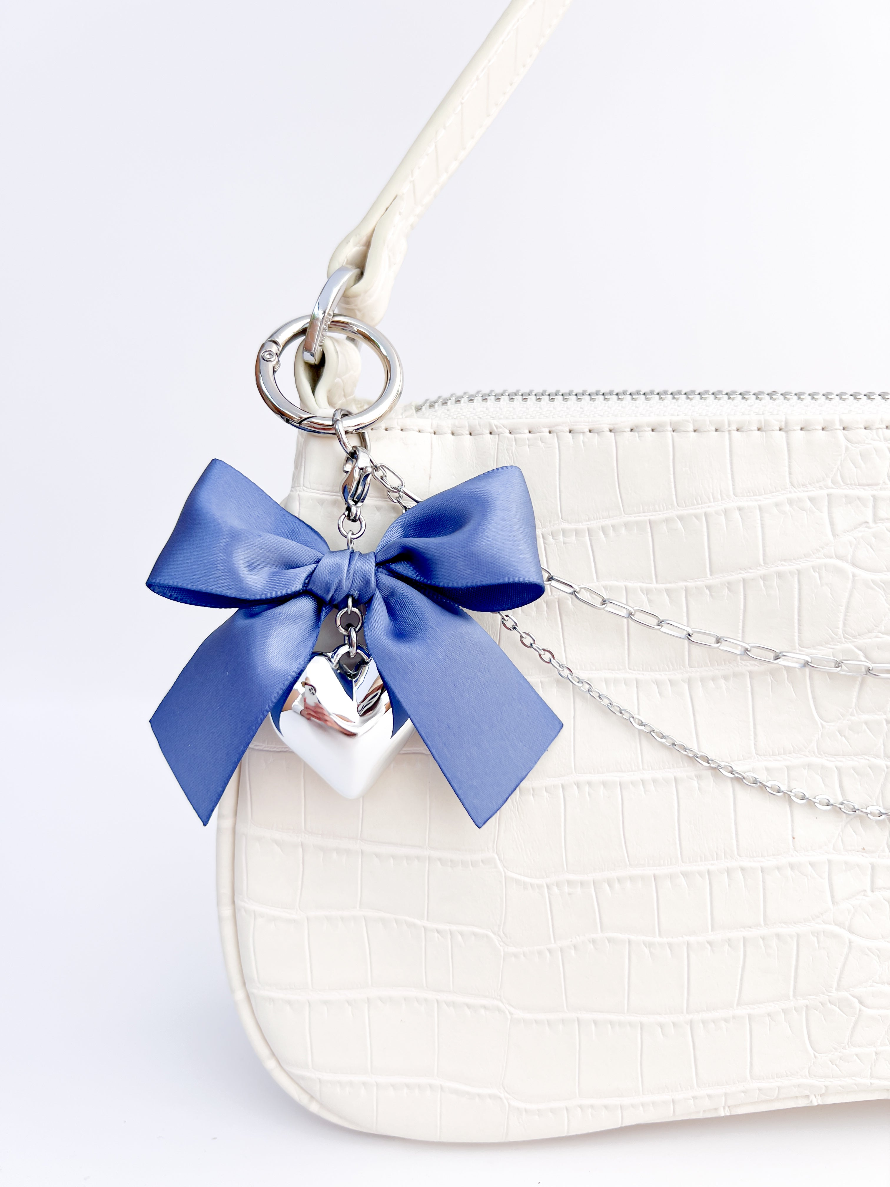 Large Coquette Heart Charm