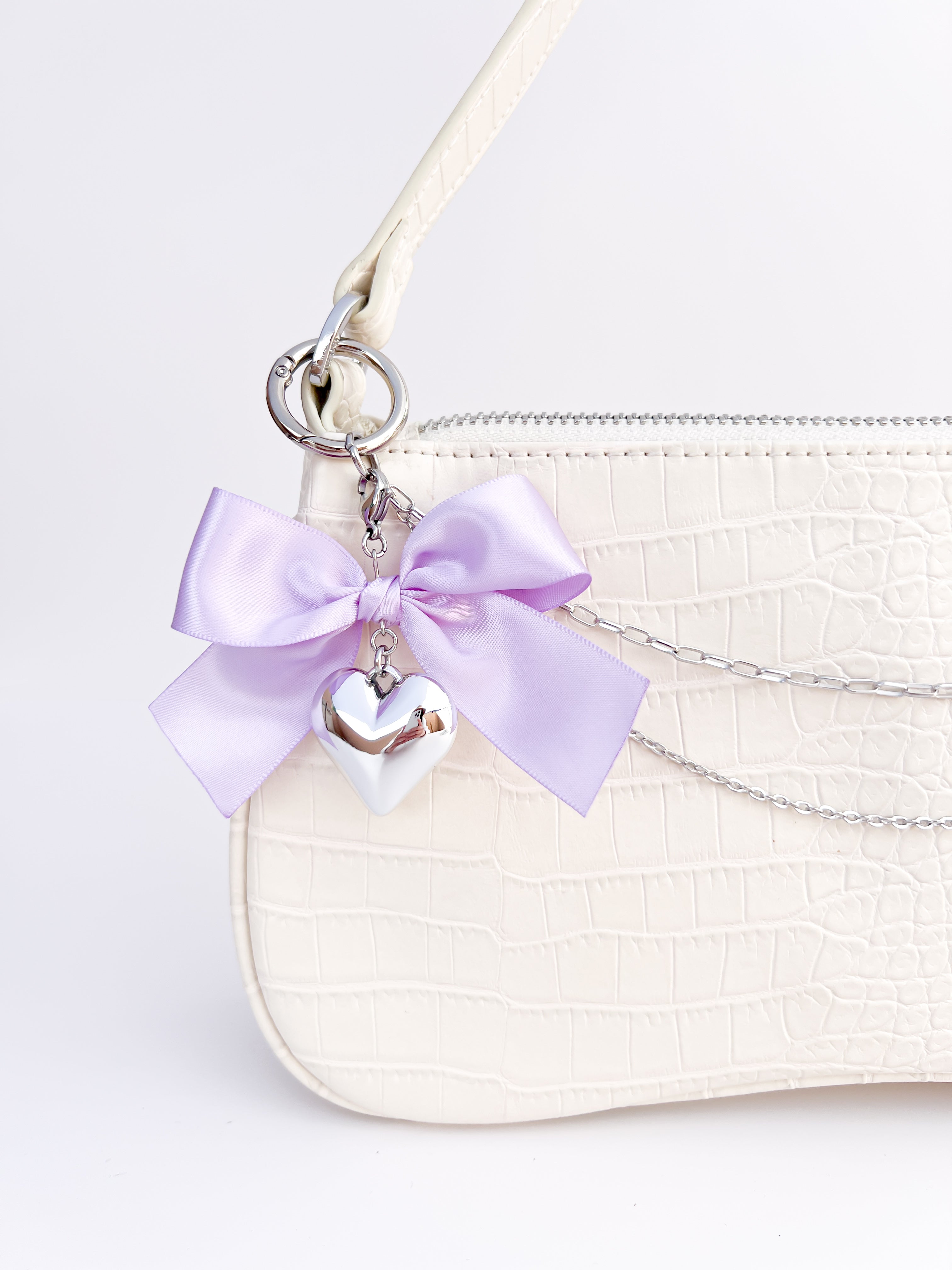 Large Coquette Heart Charm