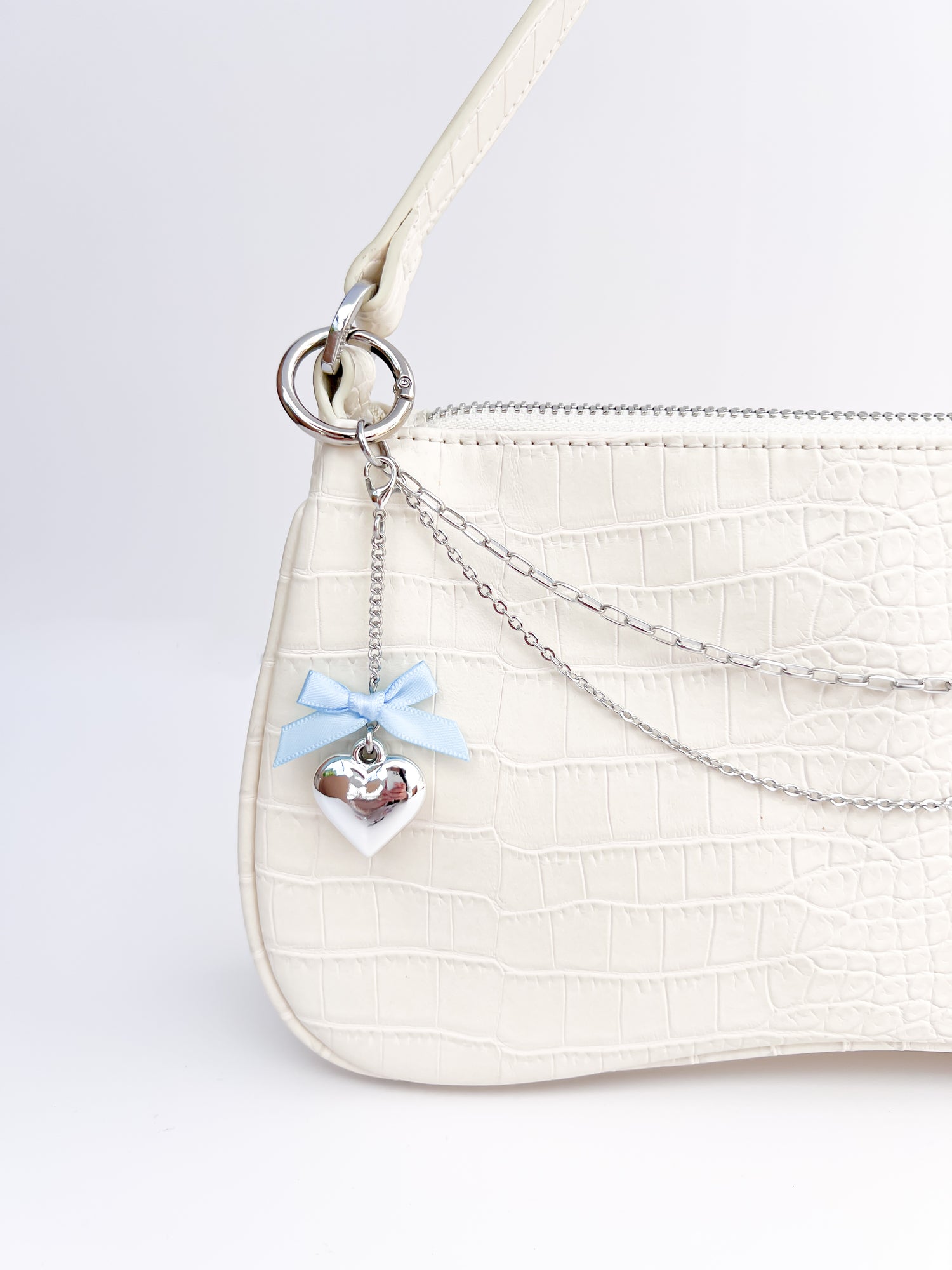 Small Coquette Heart Charm