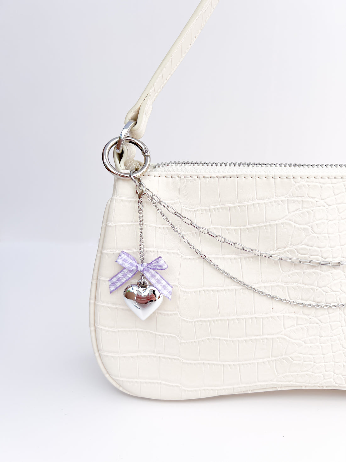 Small Coquette Heart Charm
