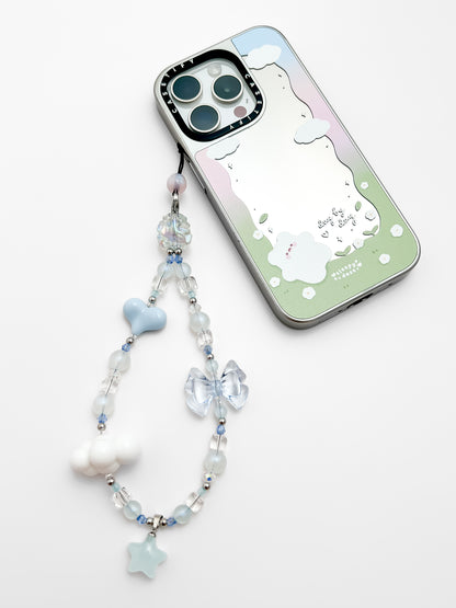 Blue Cotton Candy Dreams Phone Charm